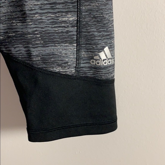 Grey Adidas Capris - Picture 1 of 6